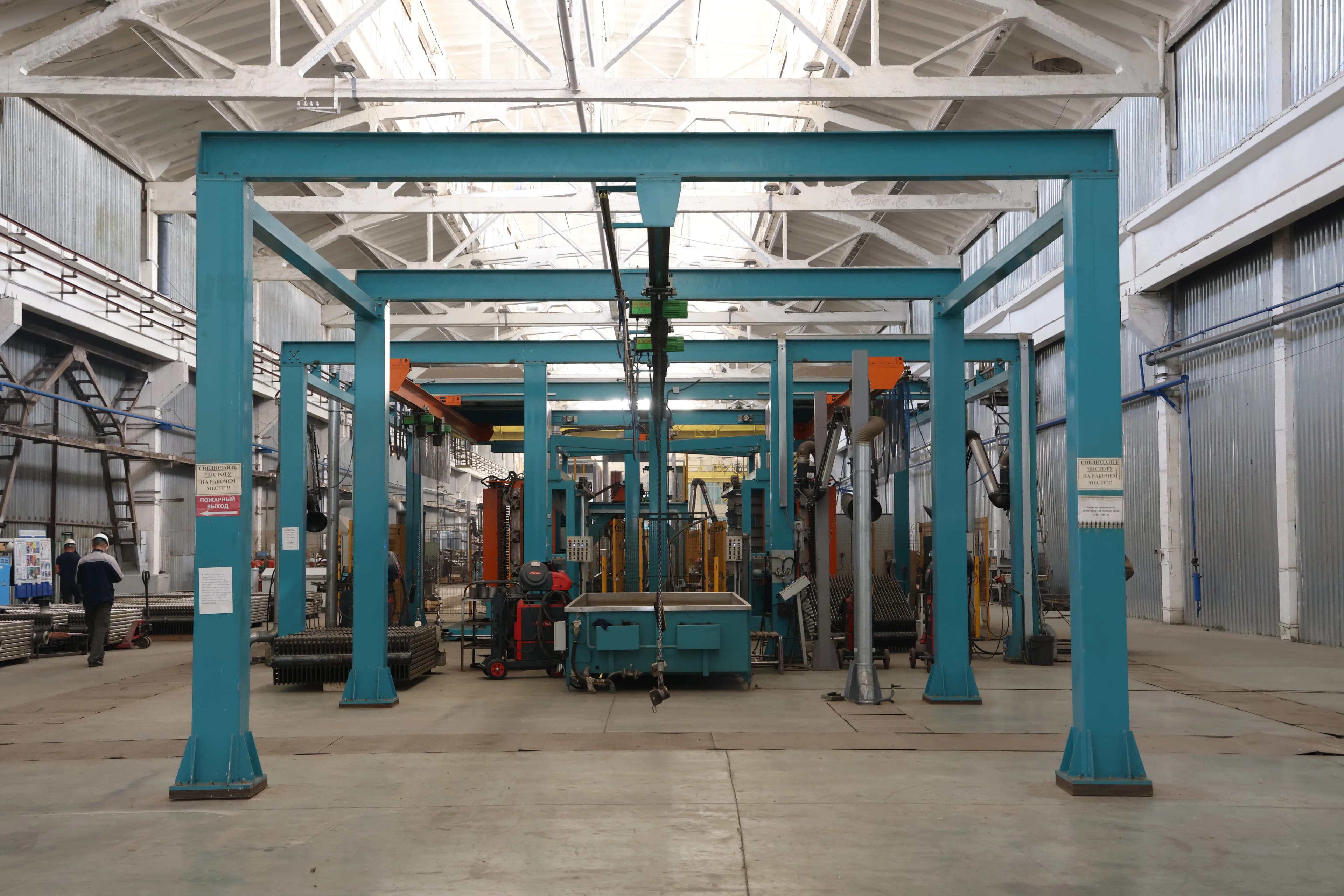 Линия сборки и сварки радиаторов (производитель – компания «MAEM ROBOTIC & WELDING»)